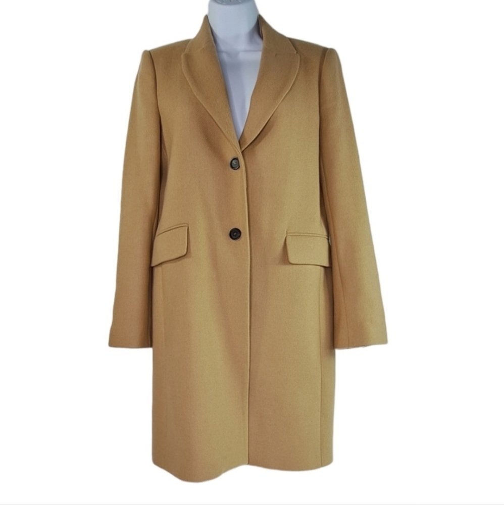 Zara Manteco Camel Wool Blend Size XS